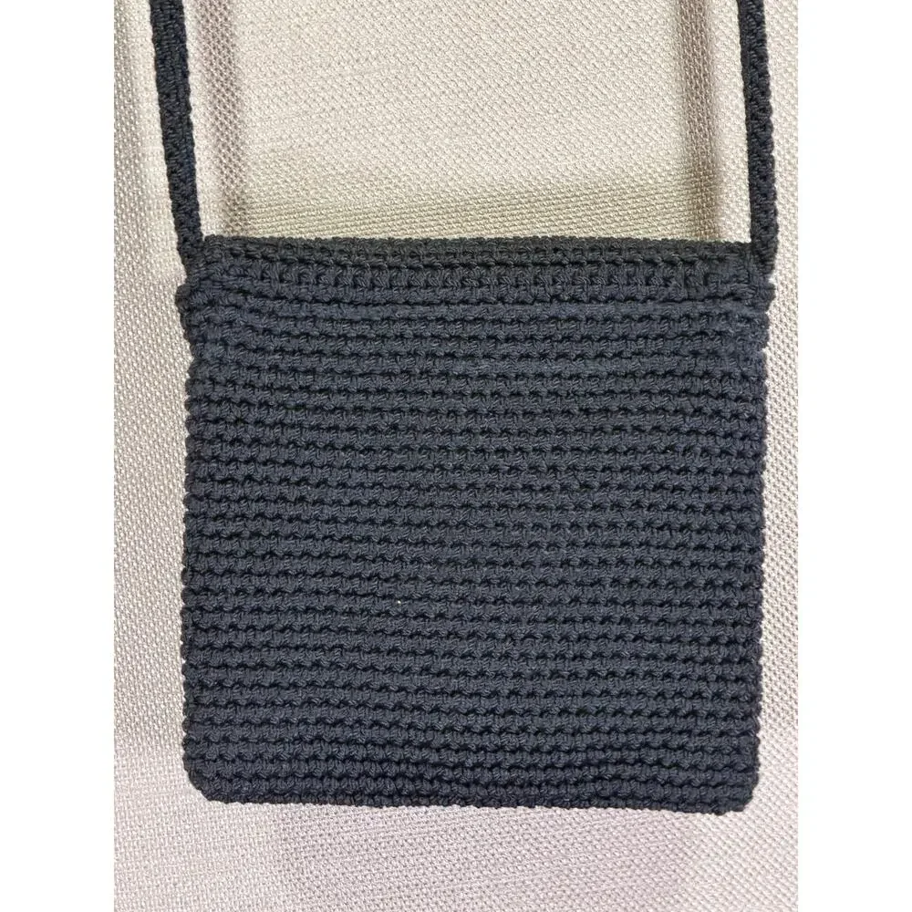 Y2K The Sak Black Nylon Smartphone Crossbody Bag – Compact Travel‎ Pouch